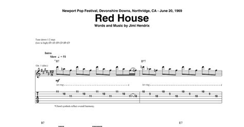  Red House, uma Sinfonia de Guitarra Despedida e Notas que Contam Histórias