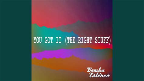 You Got It (The Right Stuff) - Uma fusão vibrante de R&B suave com uma energia contagiante que te leva a dançar